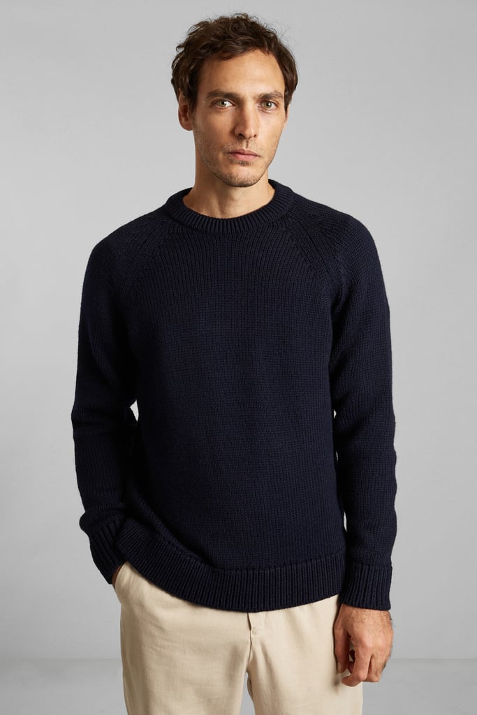 L'exception Pull En Laine Italienne Made In France Bleu Marine L'Exception Paris