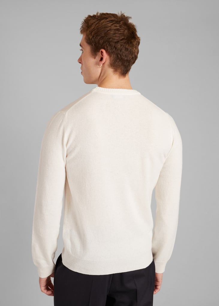 L'exception Pull En Laine Merinos Et Cachemire Blanc L'Exception Paris