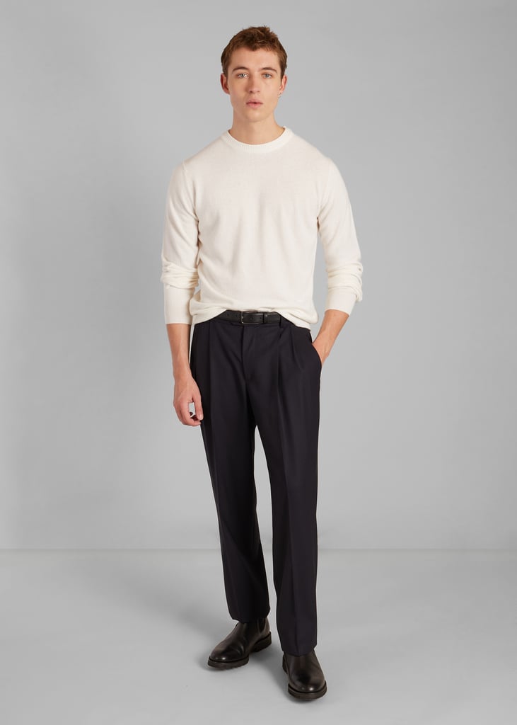 L'exception Pull En Laine Merinos Et Cachemire Blanc L'Exception Paris
