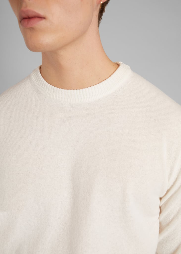 L'exception Pull En Laine Merinos Et Cachemire Blanc L'Exception Paris