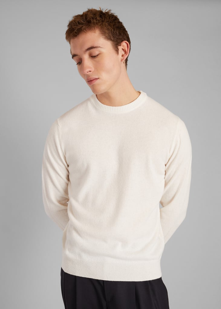 l'exception Pull en laine merinos et cachemire Blanc L'Exception Paris