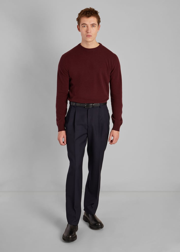 L'exception Pull En Laine Merinos Et Cachemire Bordeaux L'Exception Paris