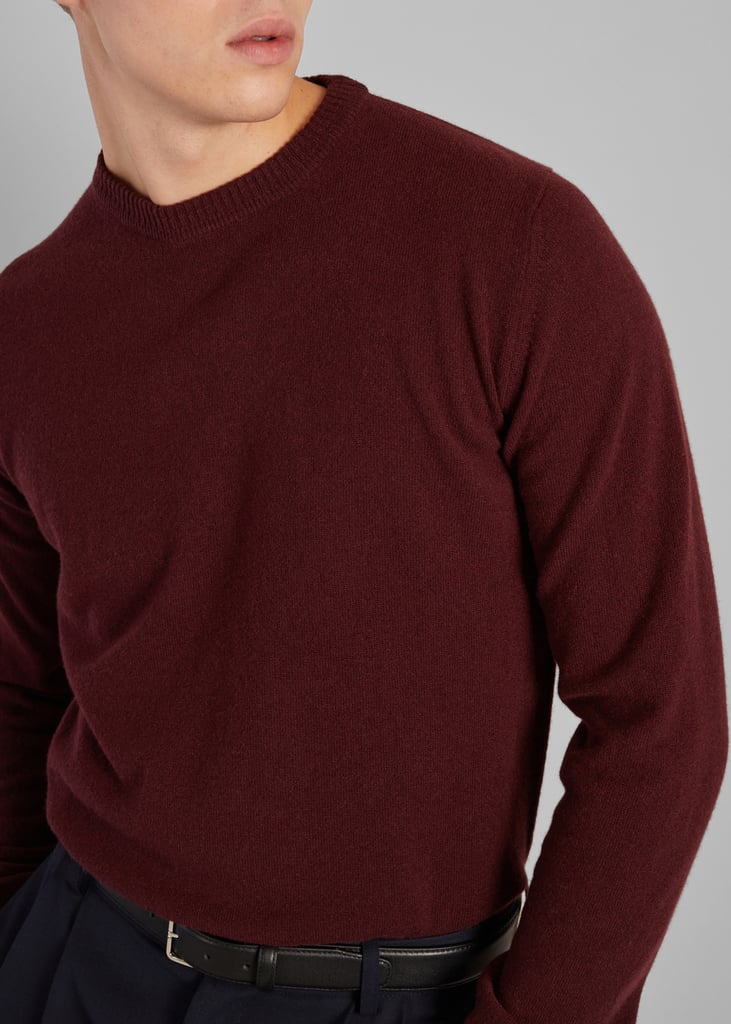 L'exception Pull En Laine Merinos Et Cachemire Bordeaux L'Exception Paris