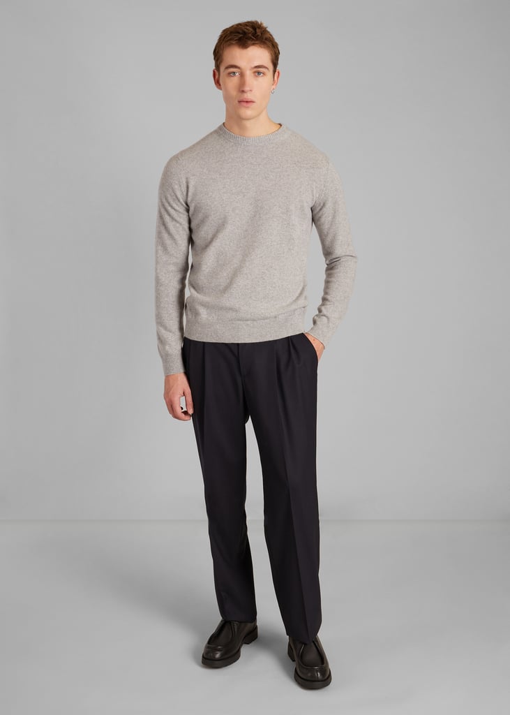 L'exception Pull En Laine Merinos Et Cachemire Gris L'Exception Paris