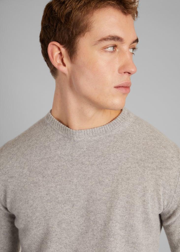 L'exception Pull En Laine Merinos Et Cachemire Gris L'Exception Paris