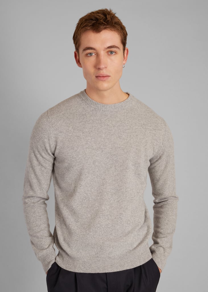 l'exception Pull en laine merinos et cachemire Gris L'Exception Paris