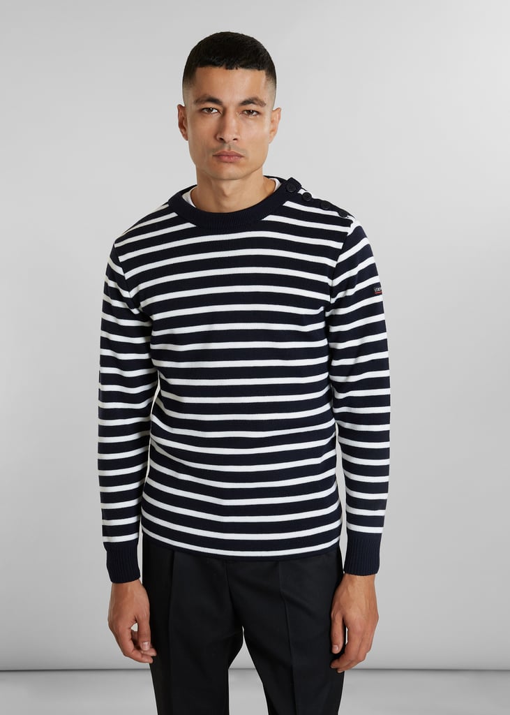 L'exception Pull Marin Collaboration 10 Ans L'Exception X Armor Lux Bleu Marine L'Exception Paris