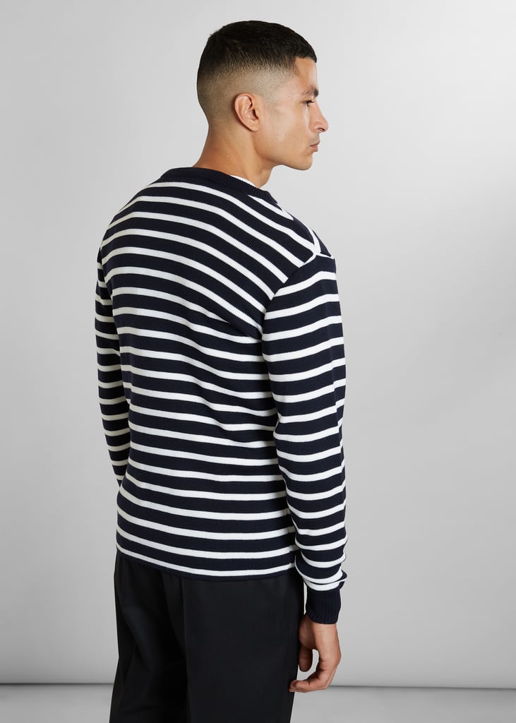 L'exception Pull Marin Collaboration 10 Ans L'Exception X Armor Lux Bleu Marine L'Exception Paris