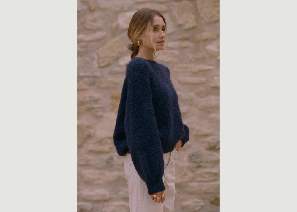 l'exception Pull Marlène Rougier x Nénés Bleu Nénés Paris