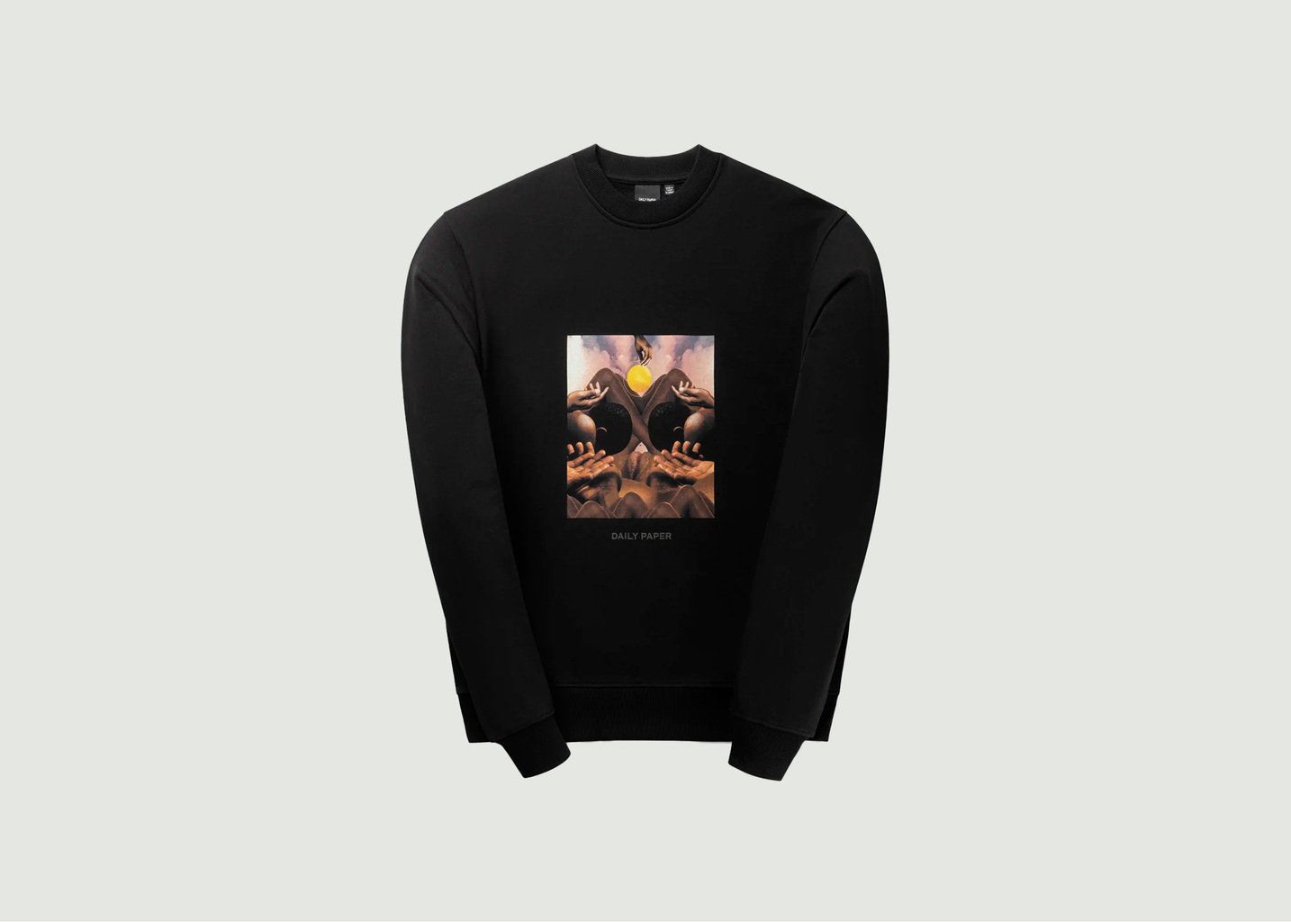 l'exception Pull Oversize Landscape Noir Daily Paper