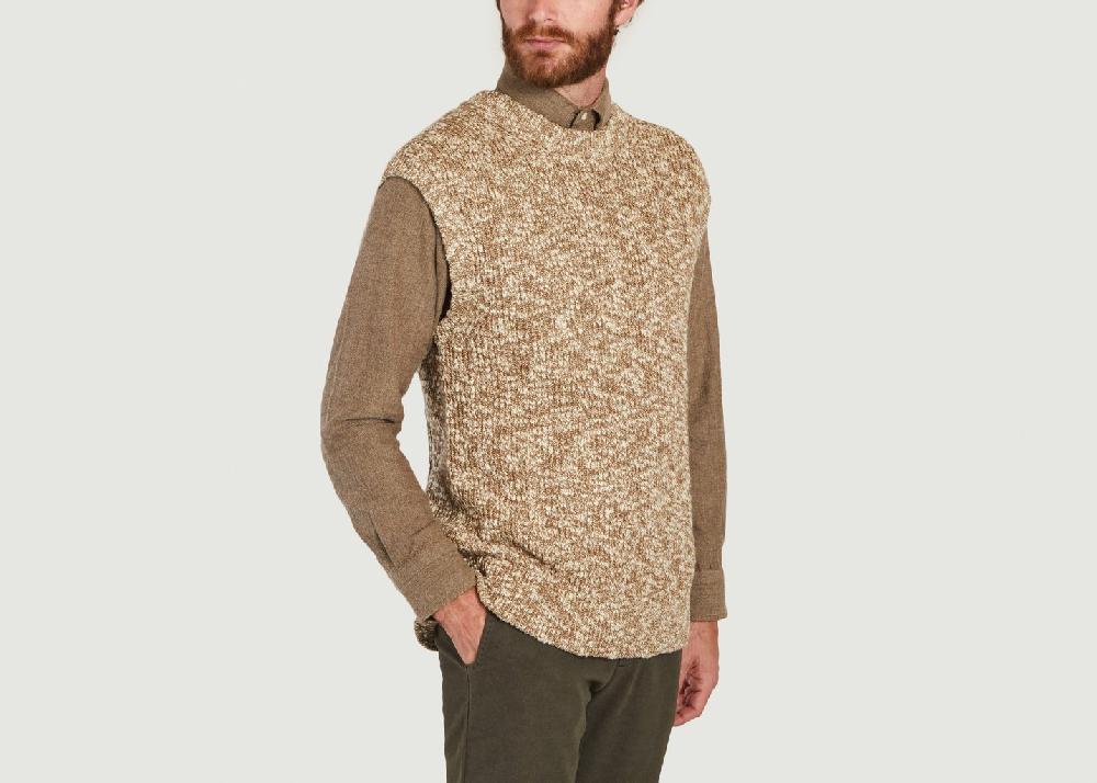 L'exception Pull Sans Manche En Coton Mouliné Jesse 6454 Cigare No Nationality 07