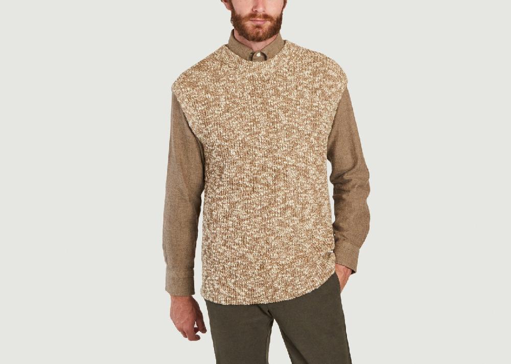 l'exception Pull sans manche en coton mouliné Jesse 6454 Cigare No Nationality 07
