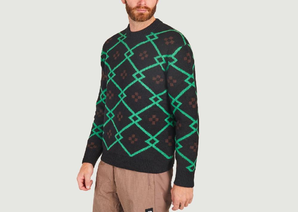 L'exception Pull Tricoté Seren 11250 Vert Samsoe & Samsoe