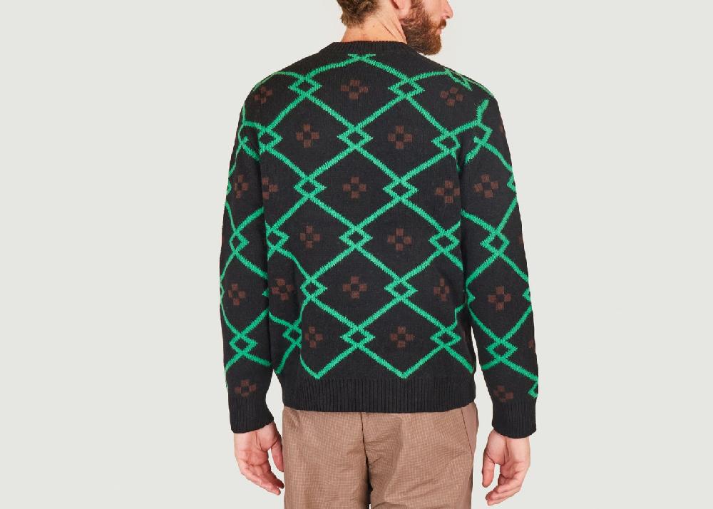 L'exception Pull Tricoté Seren 11250 Vert Samsoe & Samsoe