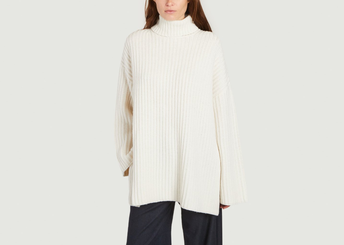 L'exception Pull Tunique Keiko 11250 Ecru Samsoe & Samsoe