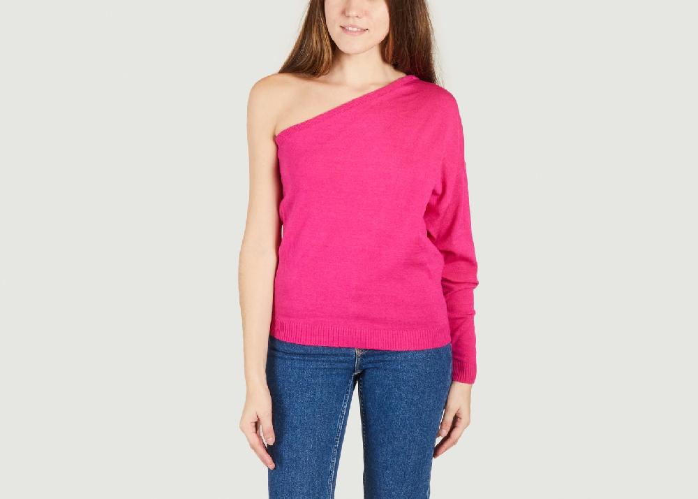 l'exception Pull une manche Rose Parisienne et alors