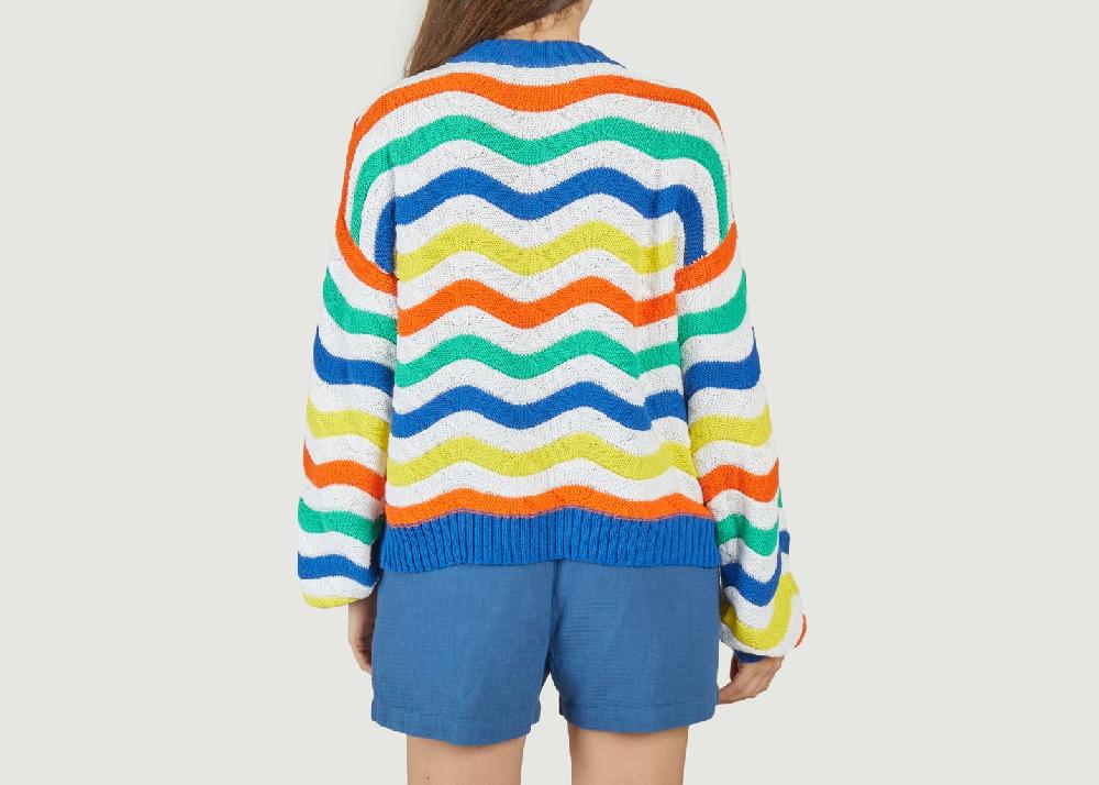 L'exception Pullover Tricoté JO Multicolore Thinking Mu