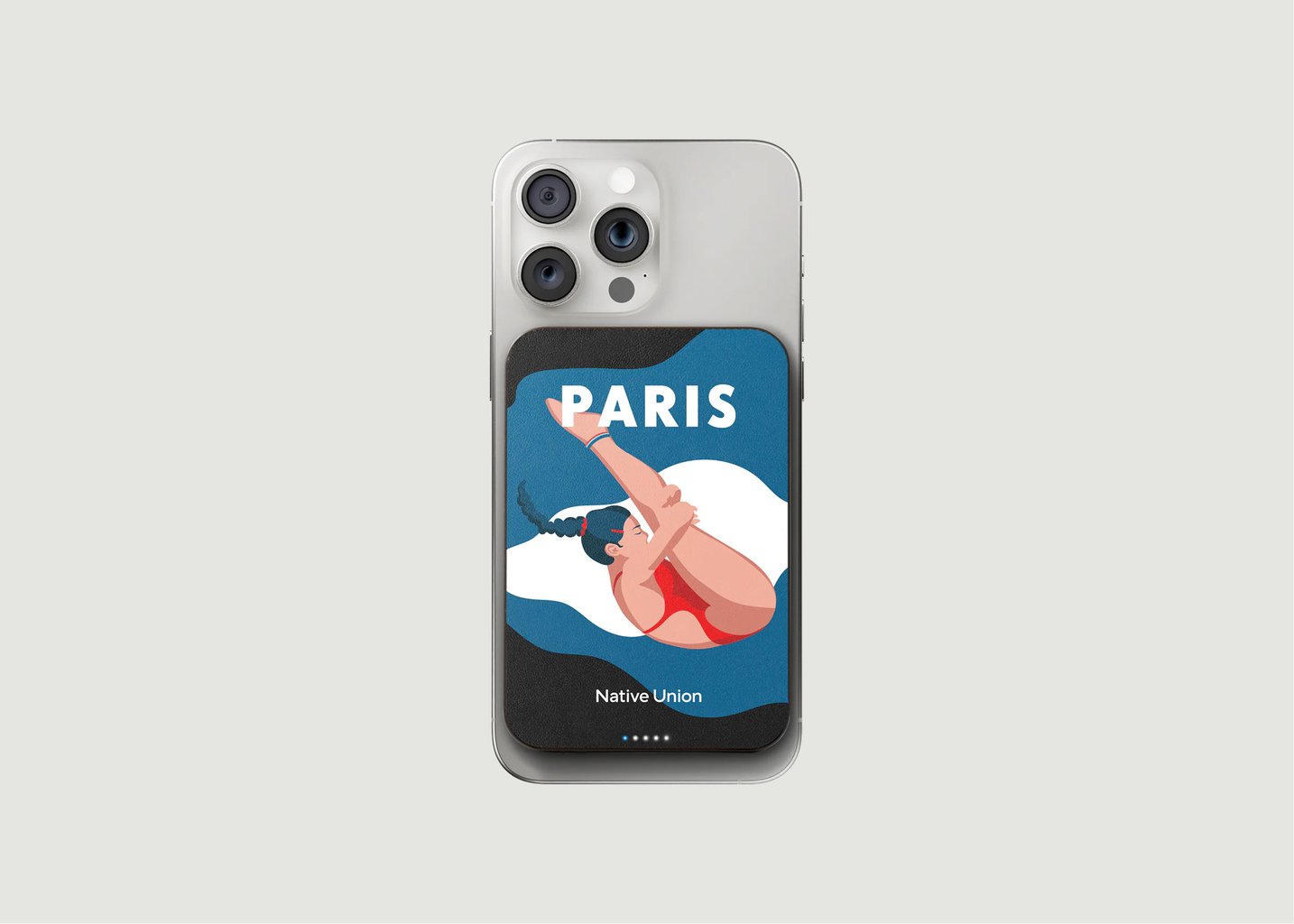 L'exception (Re)Classic Power Bank Magnetic Emilie Sarnel Limited Edition Noir Native Union