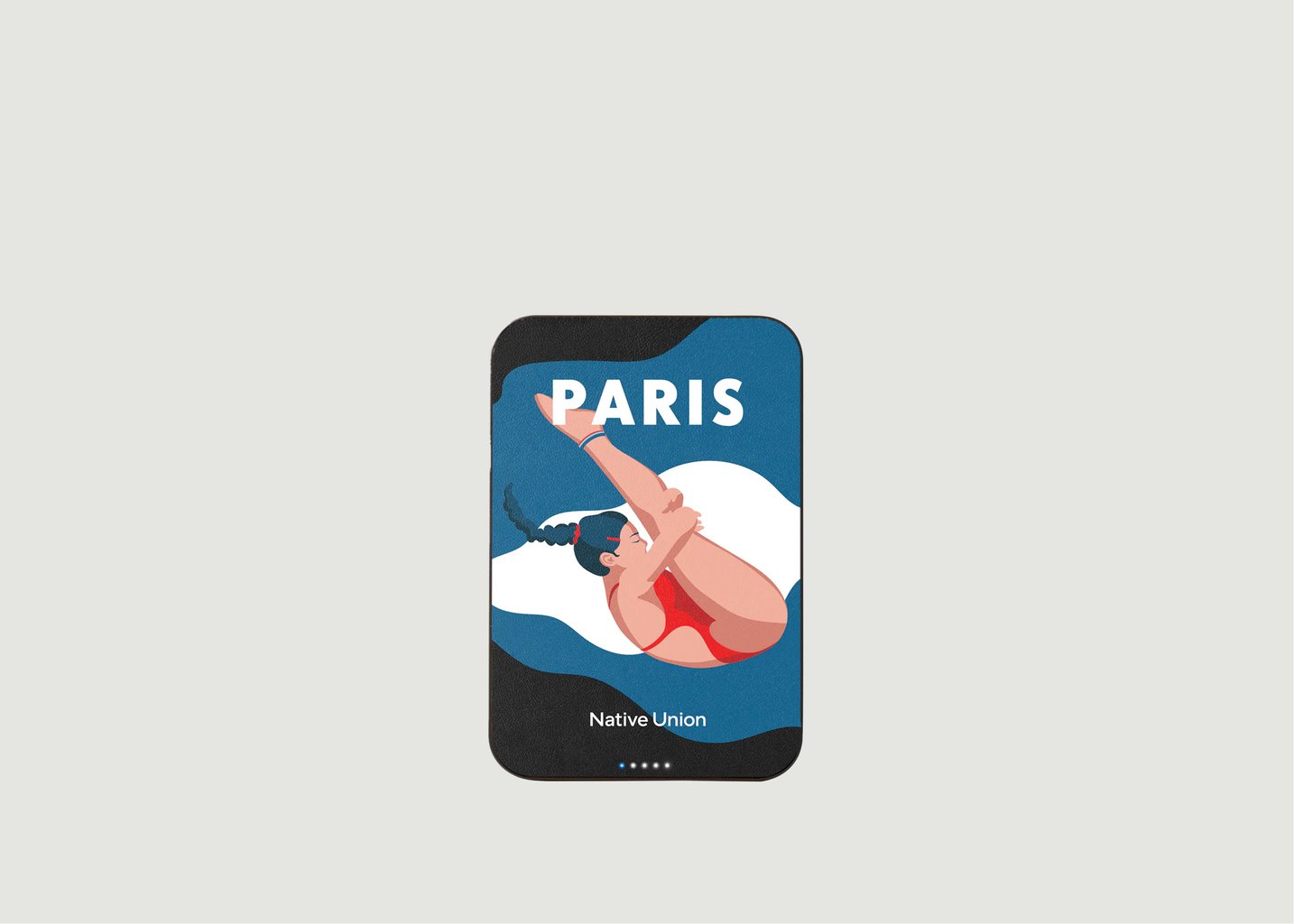 l'exception (Re)Classic Power Bank Magnetic Emilie Sarnel Limited Edition Noir Native Union
