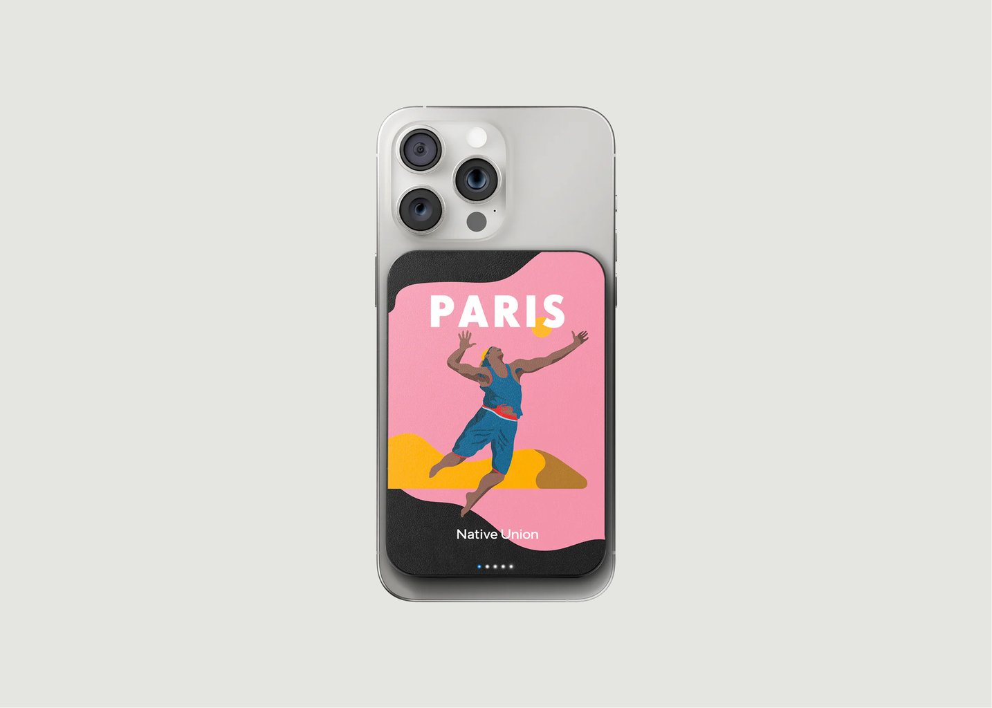 L'exception (Re)Classic Power Bank Magnetic Emilie Sarnel Limited Edition Rose Native Union