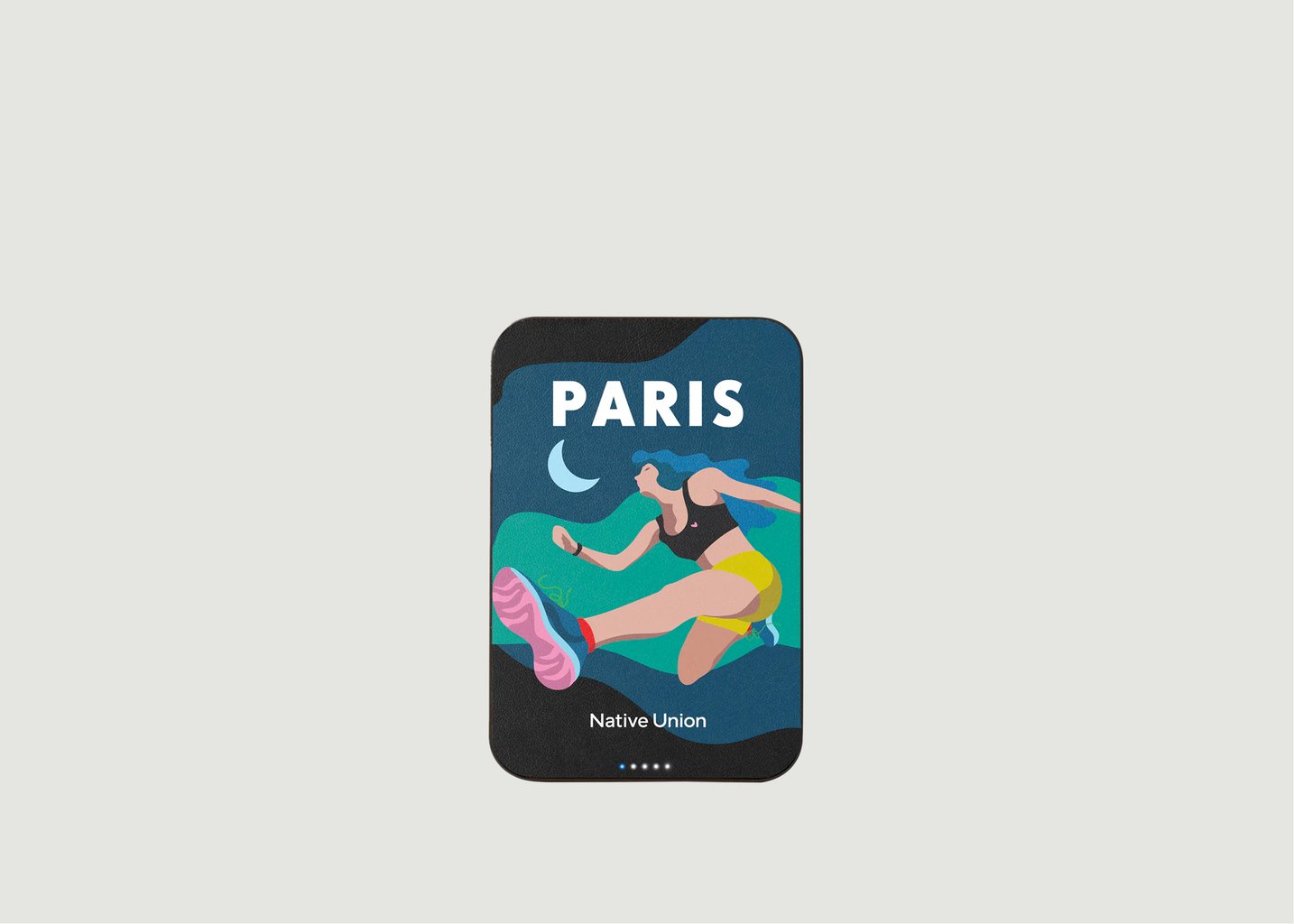 l'exception (Re)Classic Power Bank Magnetic Emilie Sarnel Limited Edition Bleu Marine Native Union