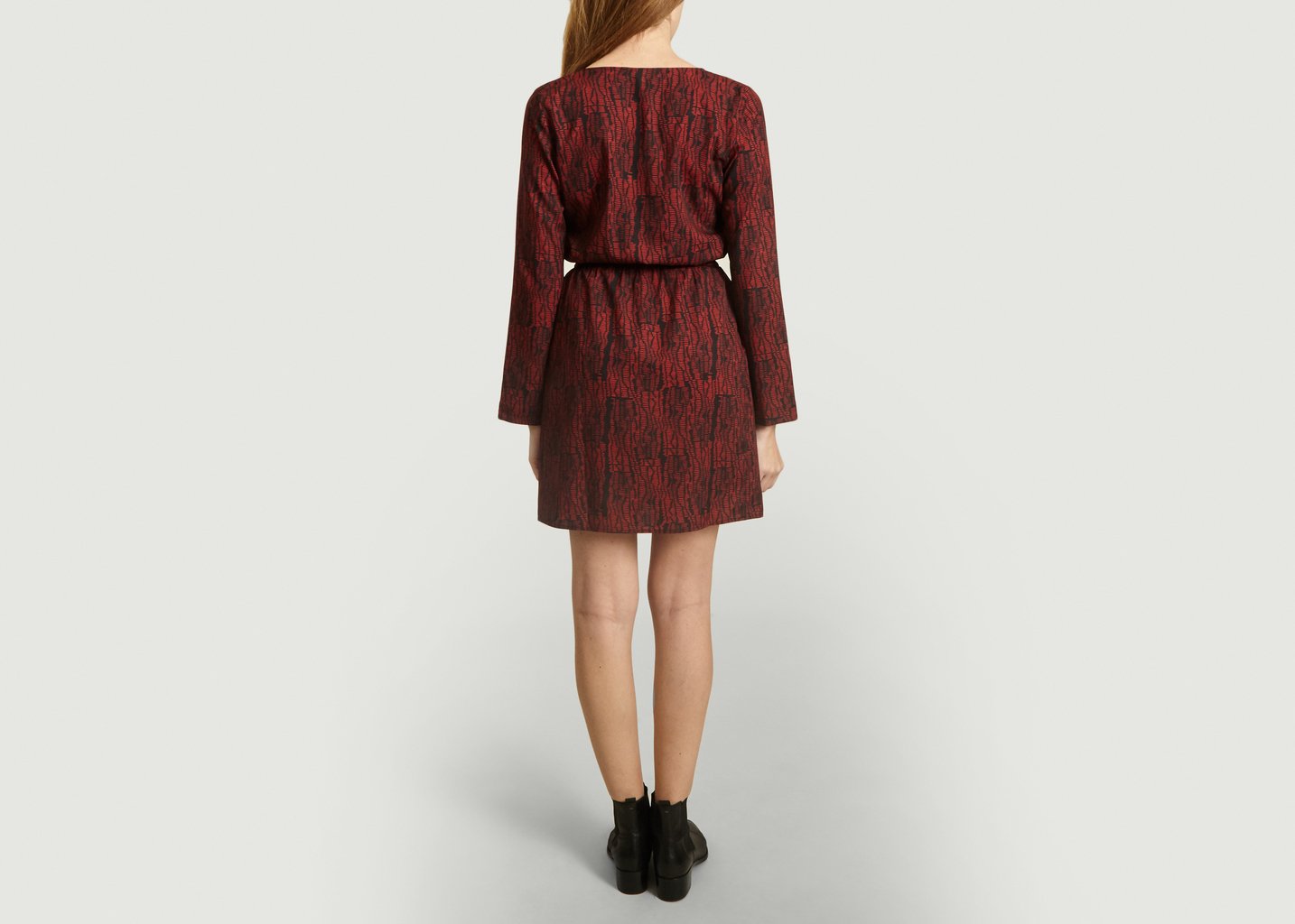 L'exception Robe Austria Imprimé Reflets Noir Heimstone