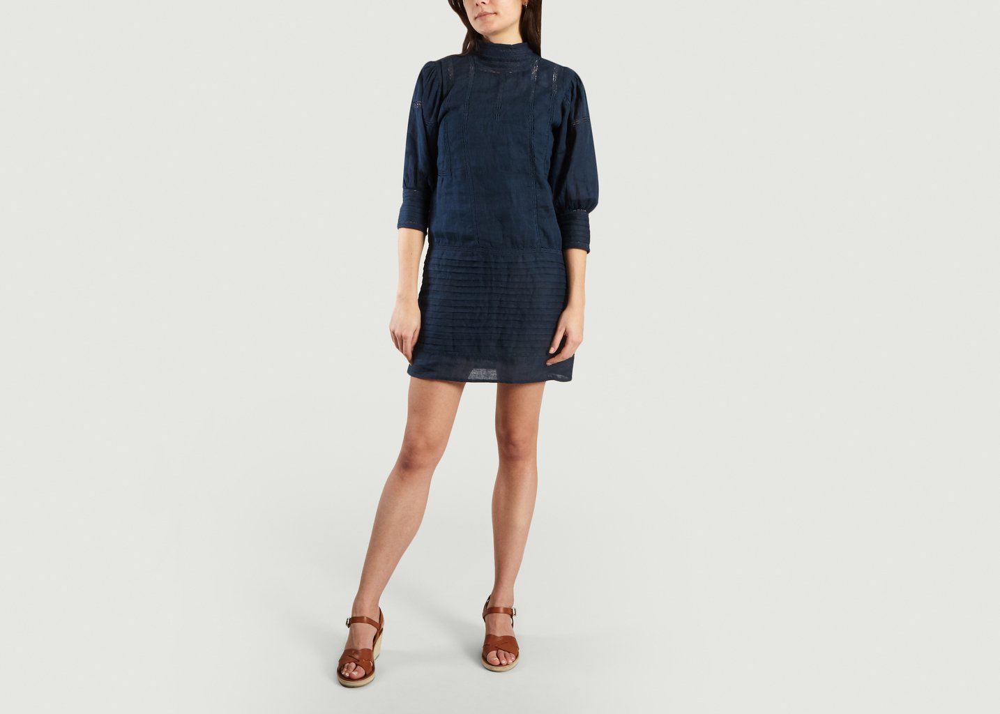 L'exception Robe Bianca Bleu Marine Mes Demoiselles