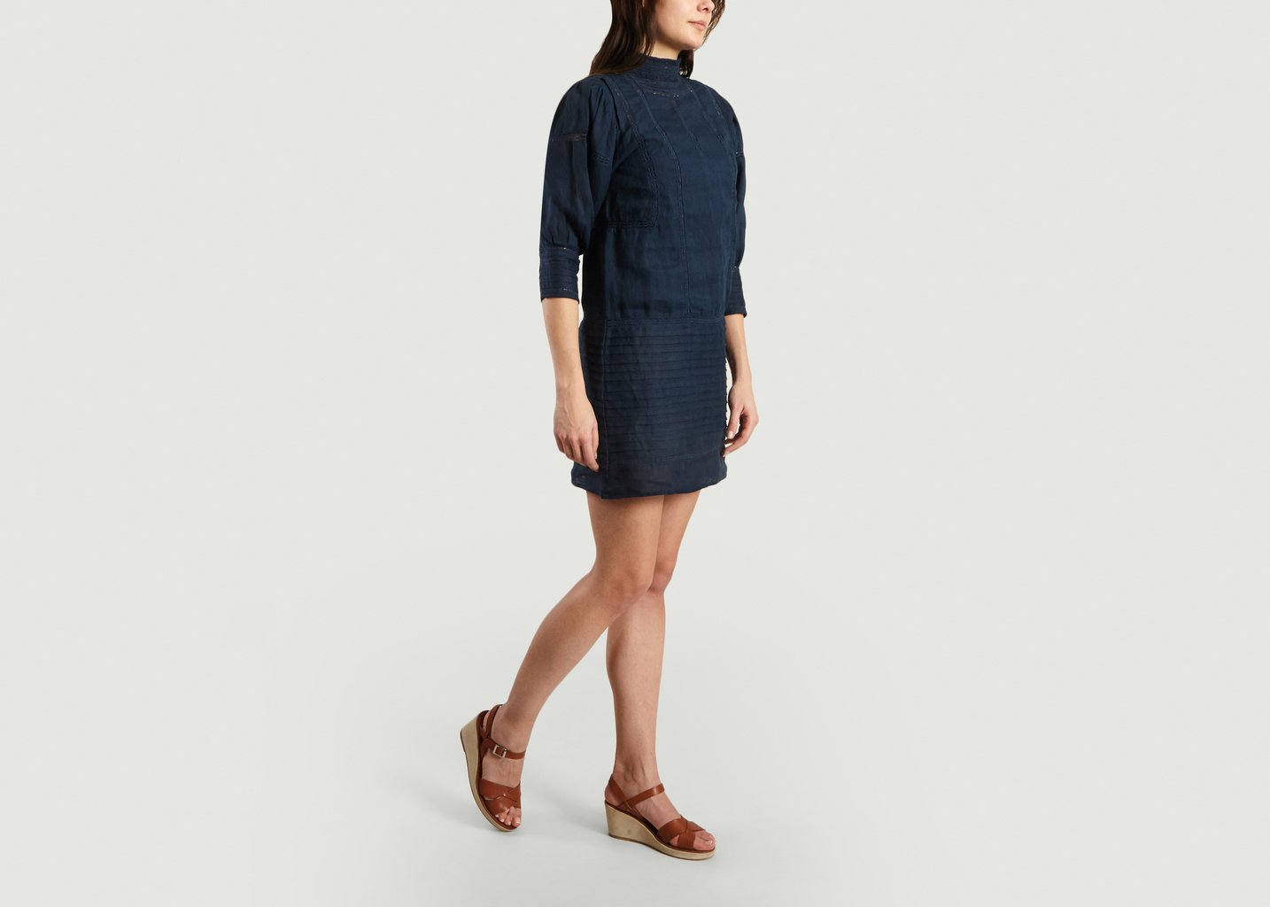 L'exception Robe Bianca Bleu Marine Mes Demoiselles