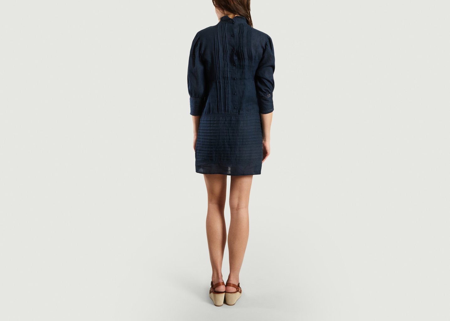 L'exception Robe Bianca Bleu Marine Mes Demoiselles
