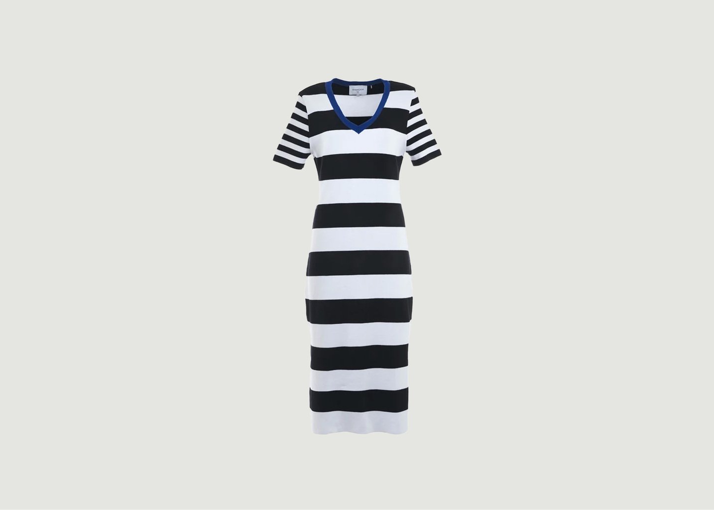 l'exception Robe Blandine Noir Lafrançaise Mailles in France