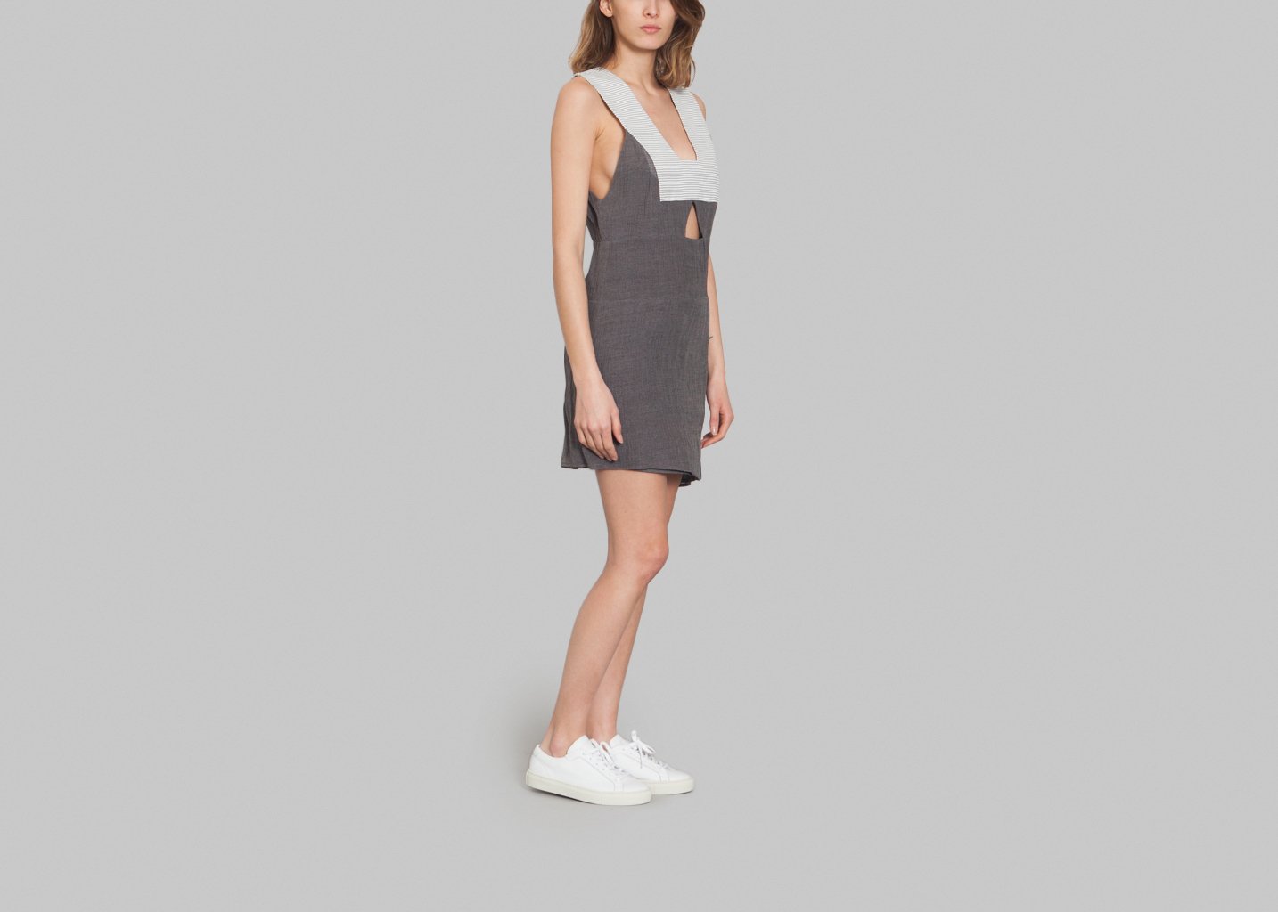 L'exception Robe Camille Anthracite Margaux Lonnberg