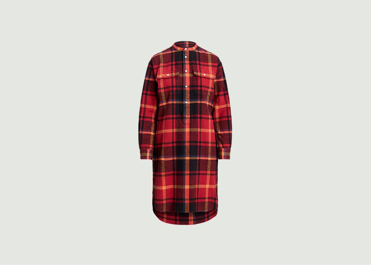 l'exception Robe chemise à carreaux Imprimé Polo Ralph Lauren