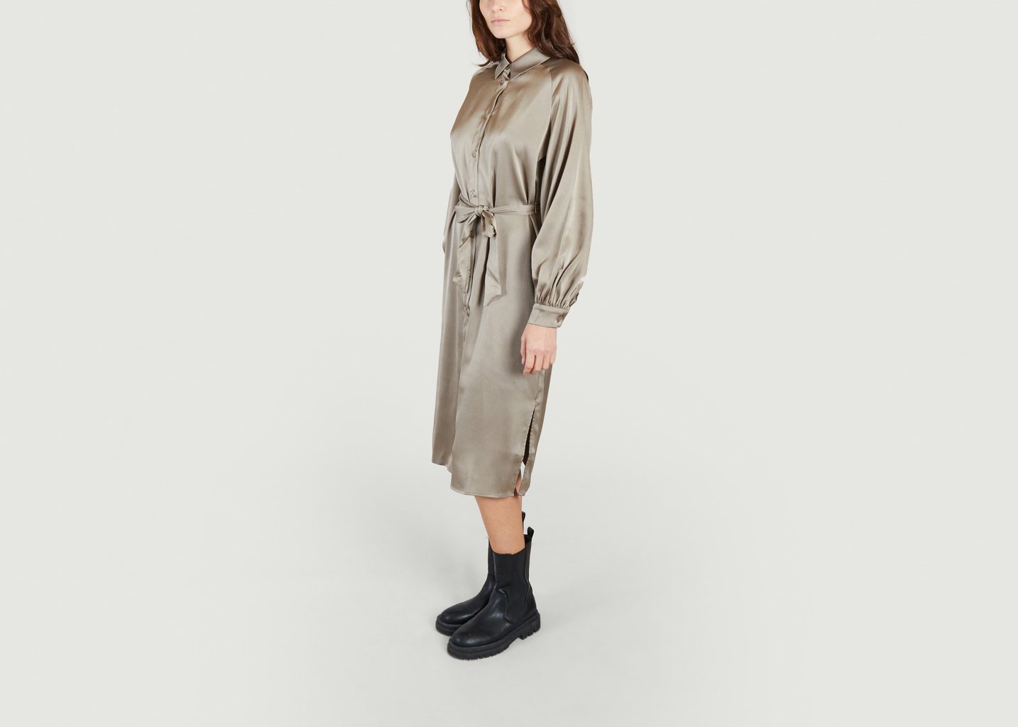 L'exception Robe Chemise Nika 13096 Naturel Samsoe & Samsoe