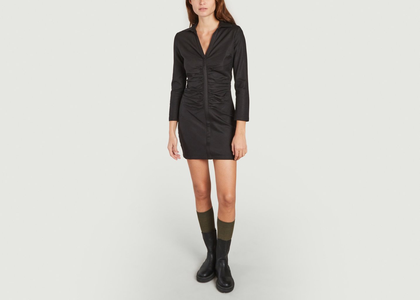L'exception Robe Courte Ajustée Numm Noir Second Female