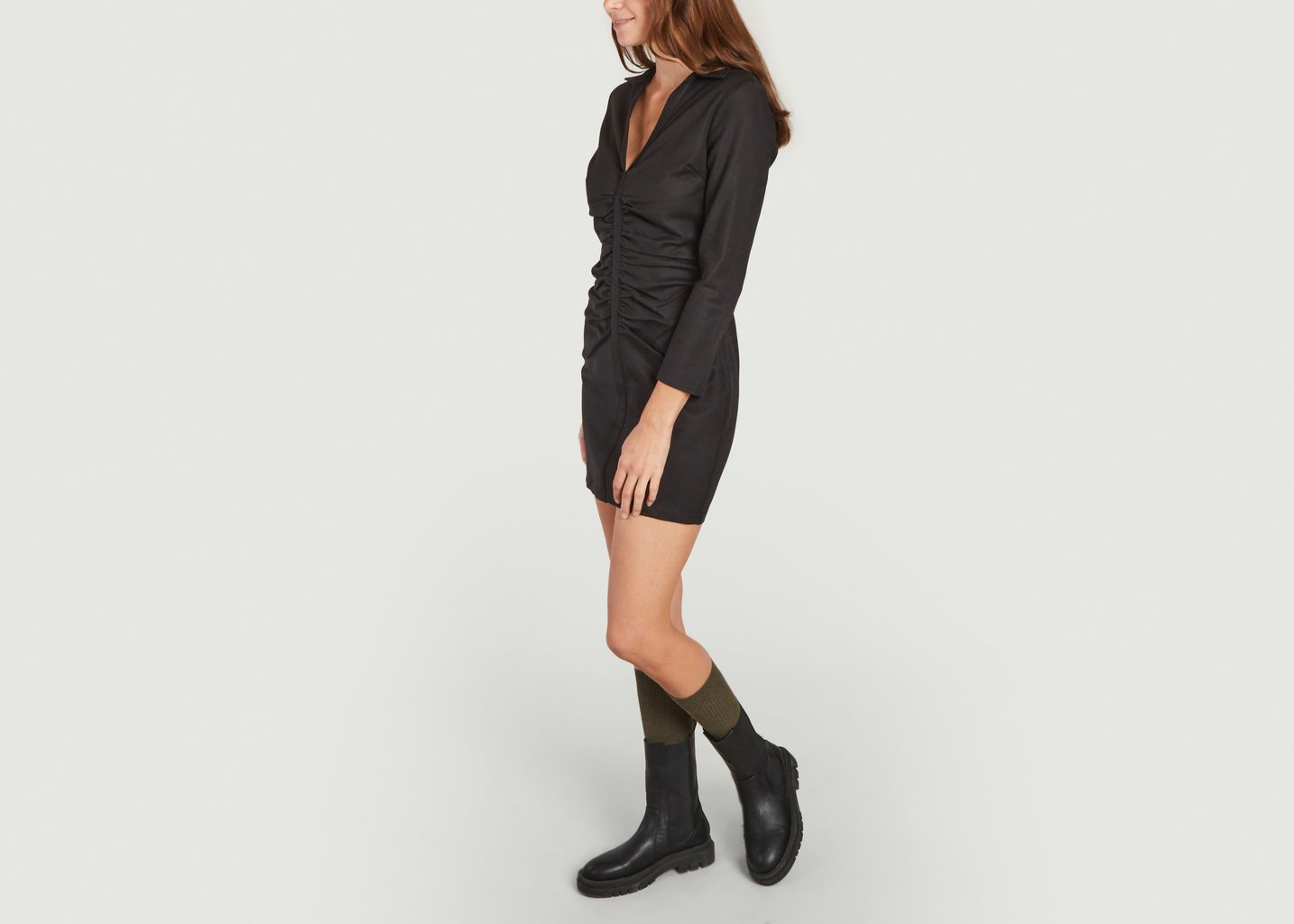 L'exception Robe Courte Ajustée Numm Noir Second Female