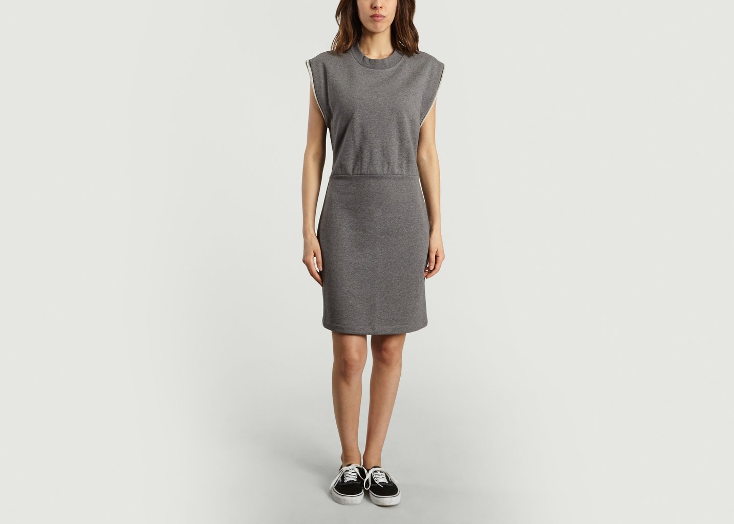 L'exception Robe French Terry Gris T By Alexander Wang