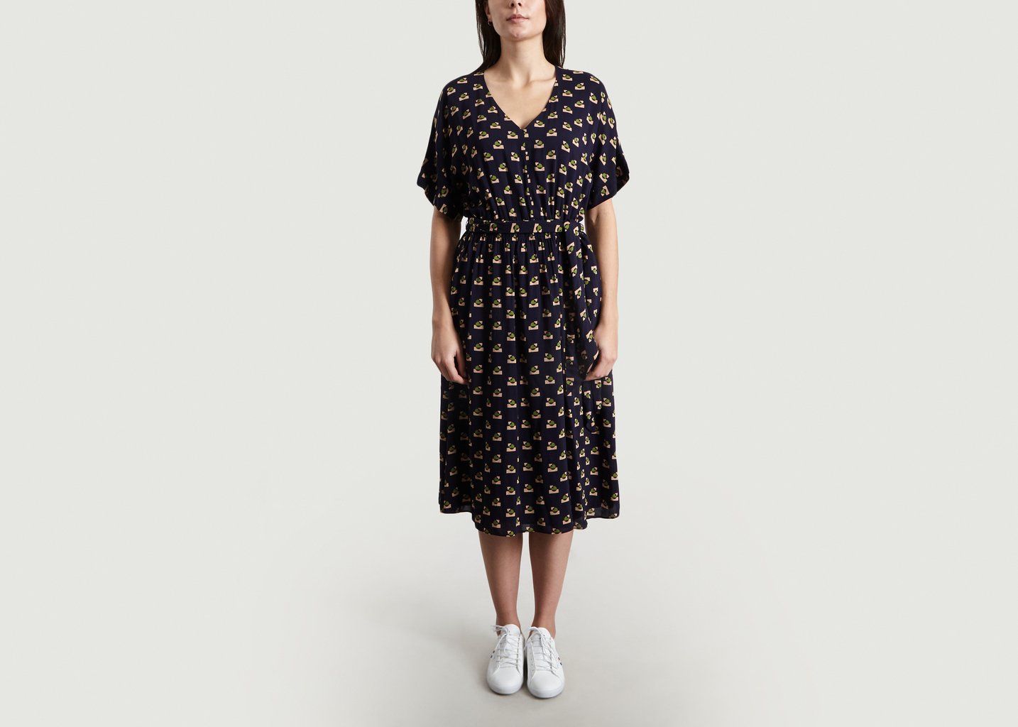 L'exception Robe Hoek Pac Man Bleu Marine Bellerose