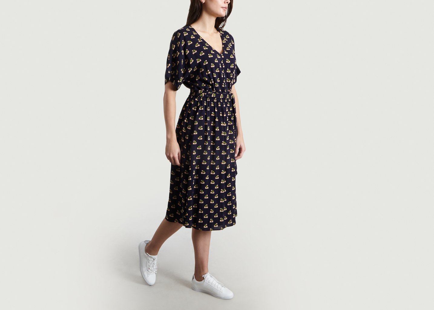 L'exception Robe Hoek Pac Man Bleu Marine Bellerose
