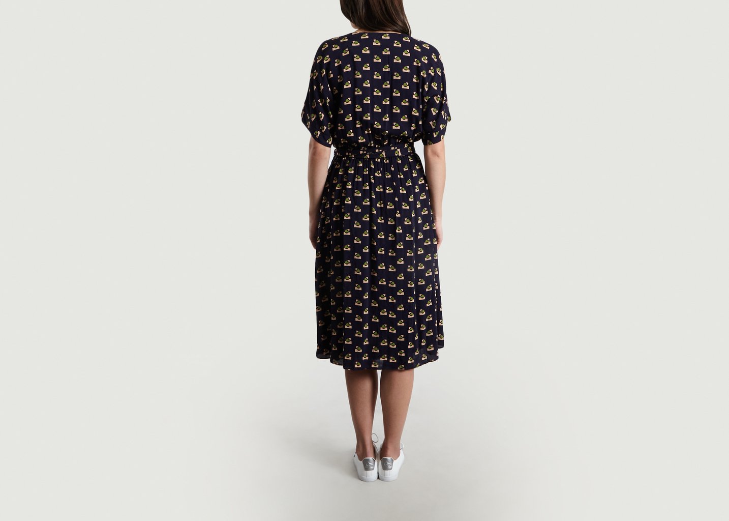 L'exception Robe Hoek Pac Man Bleu Marine Bellerose