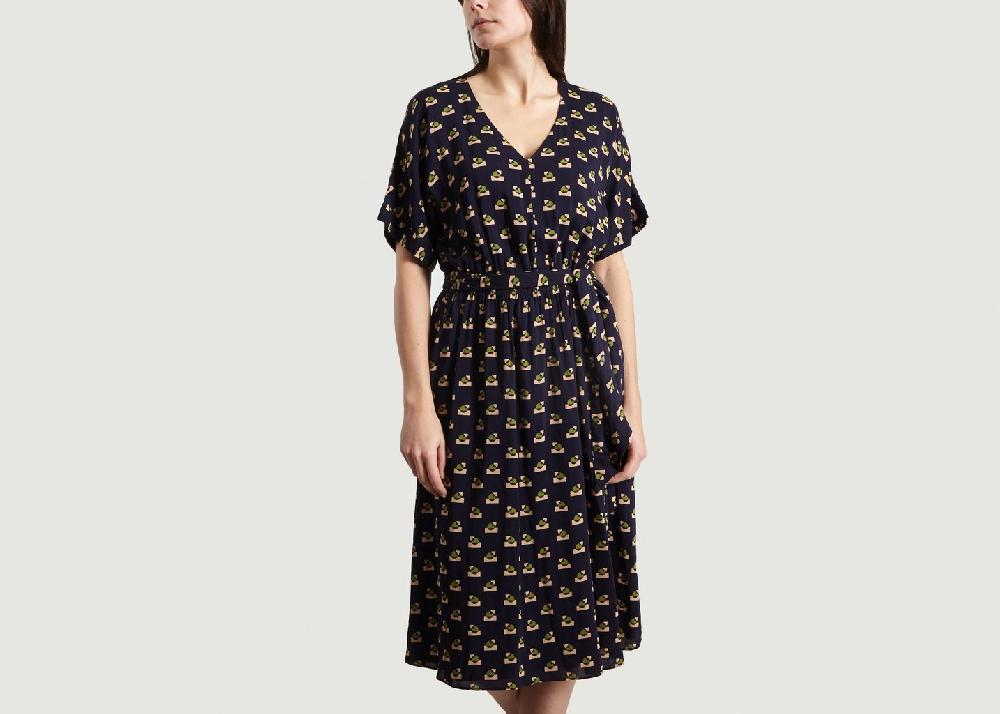l'exception Robe Hoek Pac Man Bleu Marine Bellerose