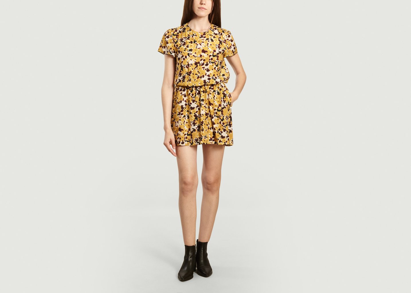 L'exception Robe Imprimé Fleuri Landa Curry Bellerose