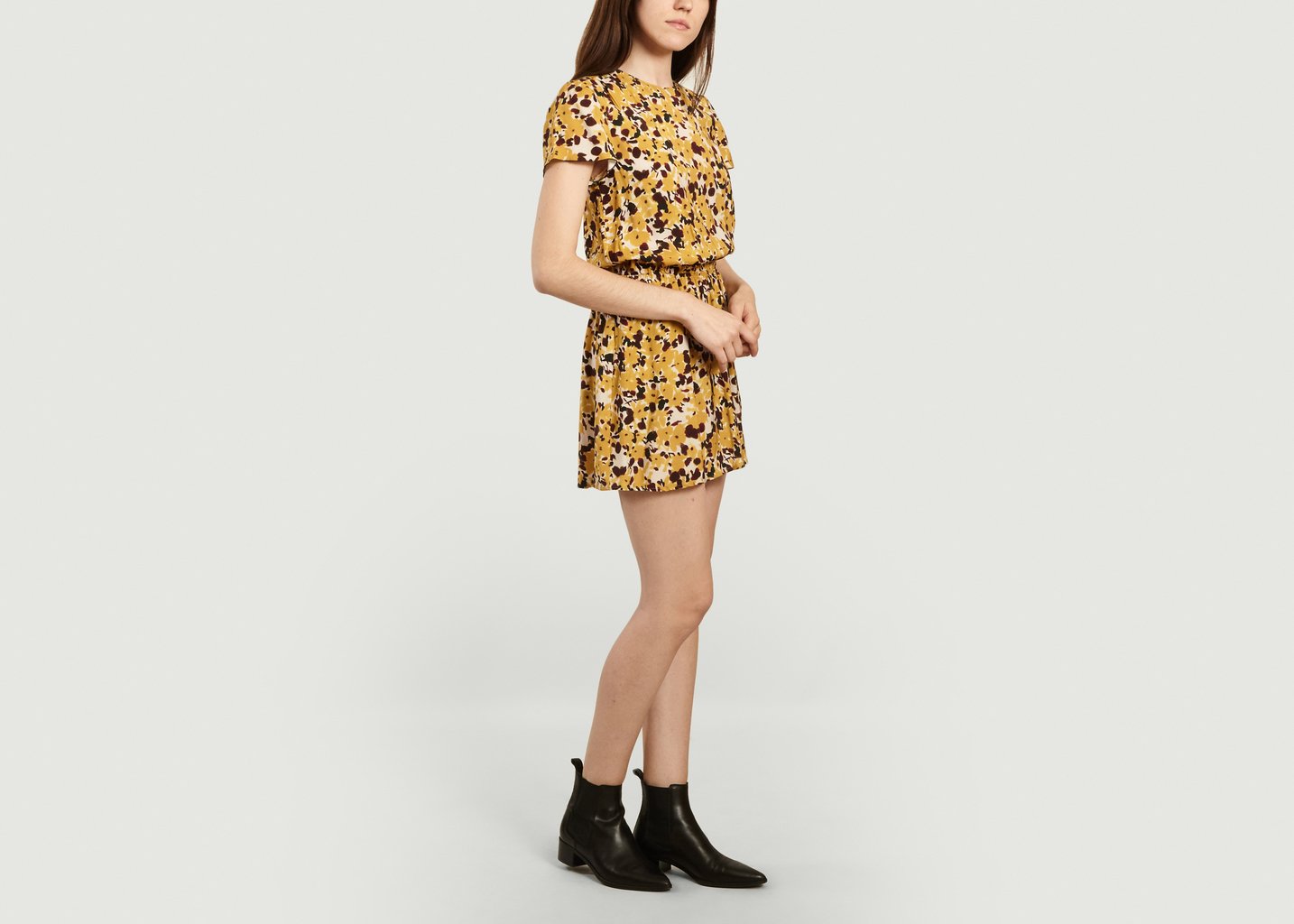 L'exception Robe Imprimé Fleuri Landa Curry Bellerose