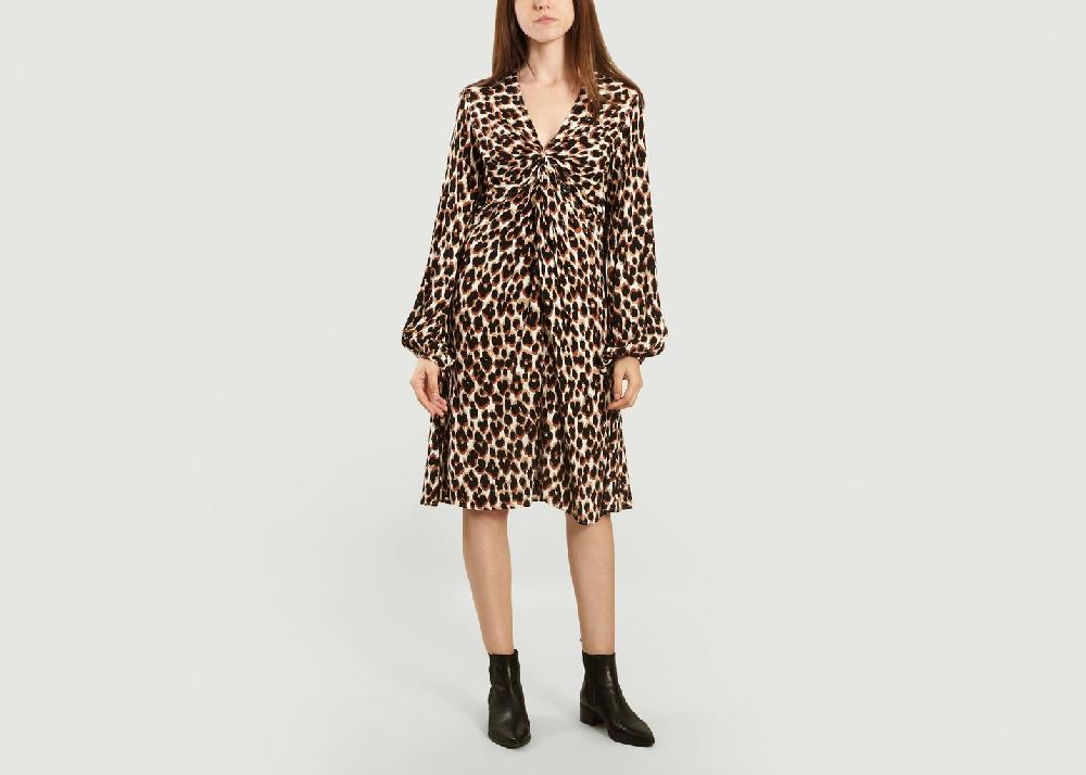 l'exception Robe imprimé léopard Freesios Multicolore By Malene Birger