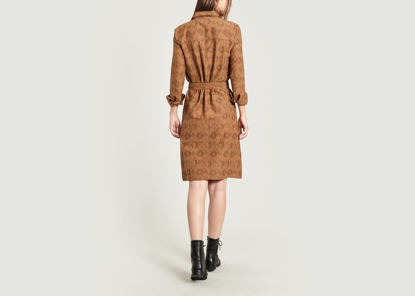 L'exception Robe Janis Fauve Fauve Fabric Hunted & Collected