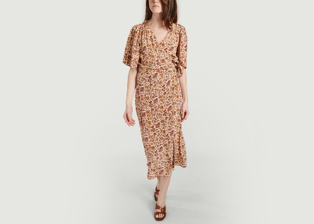 L'exception Robe Longue Fleurie Taslima Multicolore Vanessa Bruno
