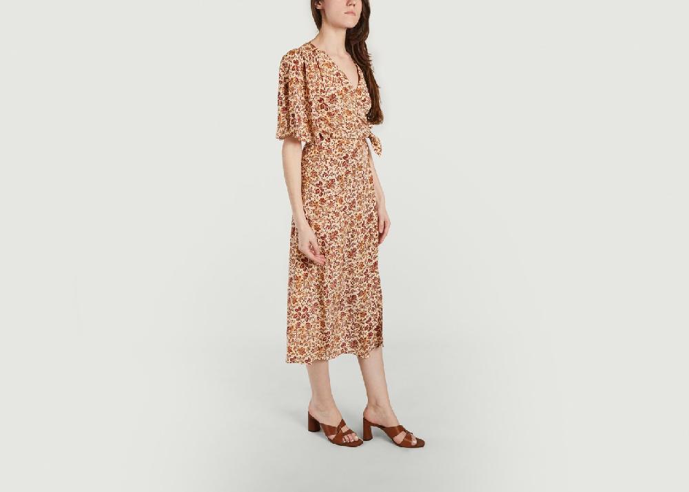 L'exception Robe Longue Fleurie Taslima Multicolore Vanessa Bruno