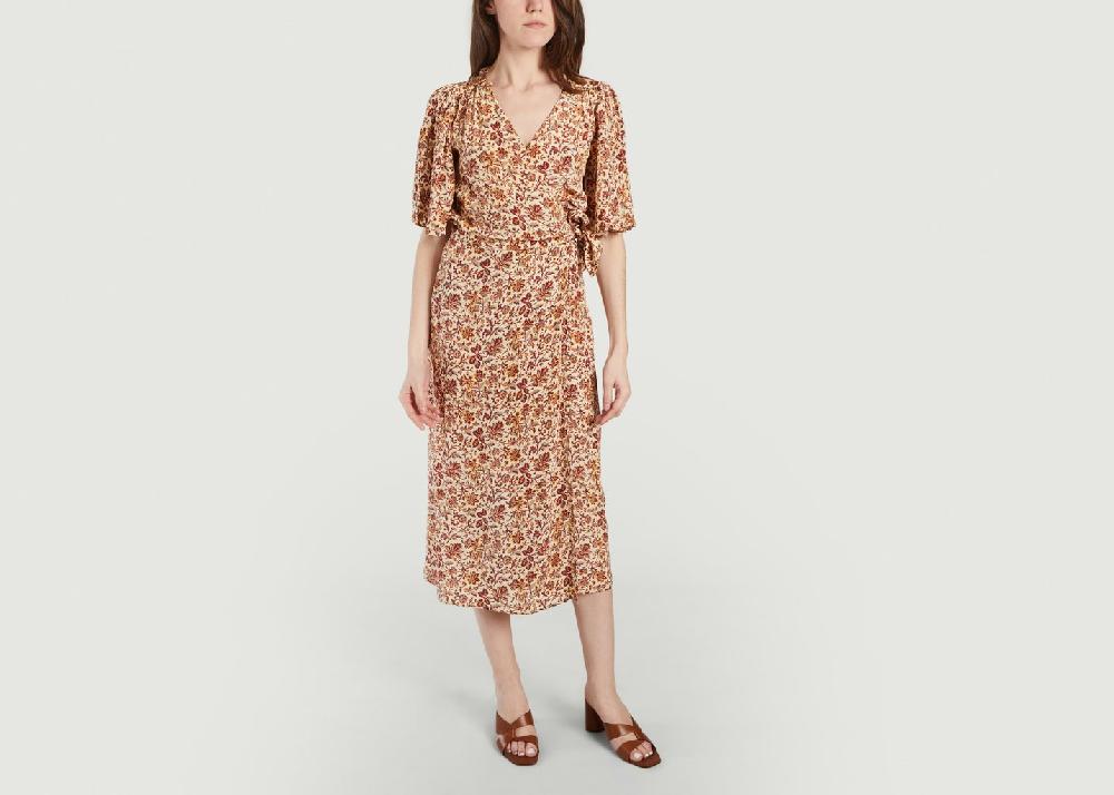 l'exception Robe longue fleurie Taslima Multicolore Vanessa Bruno