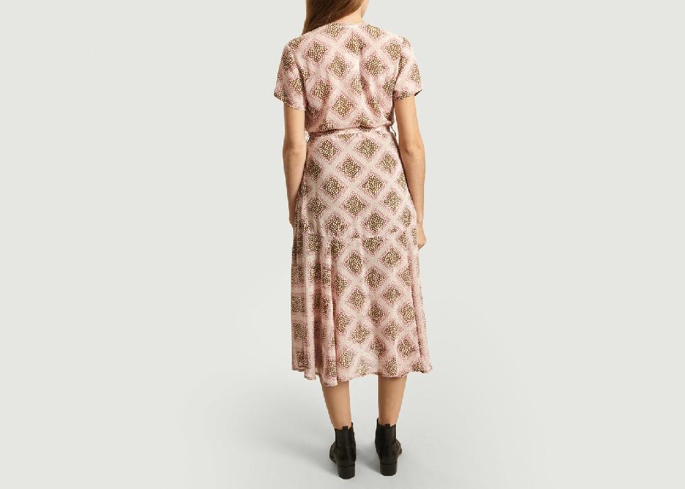 L'exception Robe Longue Portefeuille Klea Rose Samsoe & Samsoe