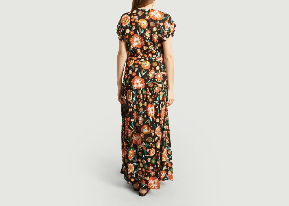 L'exception Robe Longue Recherchée Multicolore La Petite Française