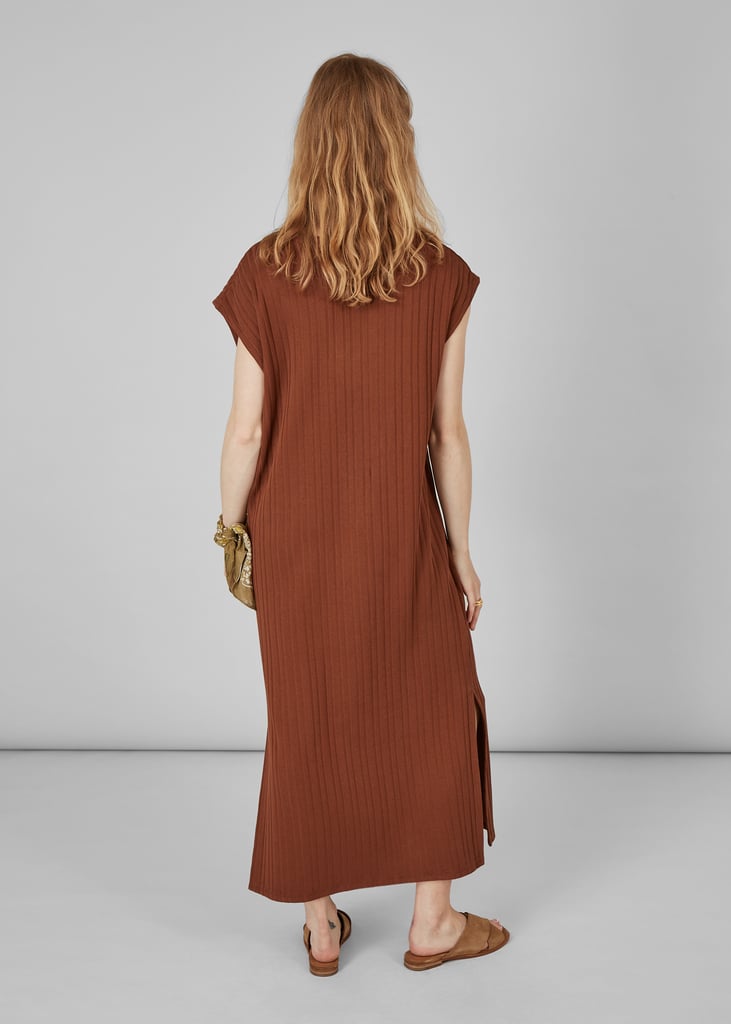 L'exception Robe Longue Sans Manches Marron L'Exception Paris